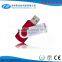 Metal swivel USB 16gb flash drive stick with case