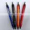 Newest metal stylus pen with pull out paper ,metal stylus banner pen ,metal stylus calendar pen