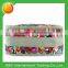Multi-pocket popular cartoon pattern college student shoulder bag