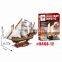 Blue Nose 3d jigsaw puzzle miniature boat model