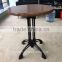 Customized werzalit round dinning tables for cafe for sale