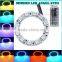 104mm DC12V Black PCB semi circle 5050 smd led halo rings with different color