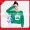 Wholesale high quality womens pullover sweatshirt without hood