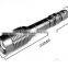 Focus Zoomable led rechargeable flashlight