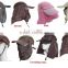 Breathable Multifunctional Sun Shield Flap Hat Cap Mask for Farming