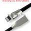 New type of Zinc Alloy USB cable for smart phone charge