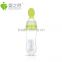 Babymatee 2016 new patent baby products comotomo baby feeding bottle with spoon and cover