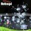 Garden flowers solar led christmas light string outdoor white