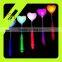 led heart flashing glow stickwand