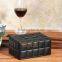 High-grade sheepskin leather leather paper bo paper towel bo creative Hotel napkin bo Plaid wood