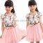 Children fashion summer new frock pretty flower baby latest girl dress designs