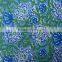 Indian Hand Block Printed Tablecloth Blue Daffodils