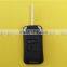 Refit flip remote key fob case Peugeot 407 2 button with groove blade