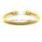 Glod Plated Elastic Design Shell Pearl Stainless Steel Bracelet for 2015