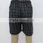 Men's grid woven shorts