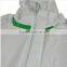 Non Woven Overall With Elastic Hood Anti-dust Anti- Chemical Splash Waterproof Working Clothes
