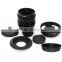 35mm F1.6 C-Mount APS-C Lens + C-M4/3 Lens Adapter Kit for Olympus Panasonic MFT Micro 4/3 M43 Camera