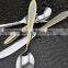 gold plated silver cutlery stainless steel cutlery set