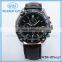 Fashion men sport watches with big leather strap