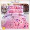 2016 China supplier manufacturing textile reactive printed 205TC 100% cotton bedsheet wholesale custom bedding set