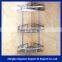 3 Tier Triangle Bathroom Basket Bathroom Corner Shelf Hanger Aluminum Bath Shelf Bathroom Storage Basket