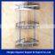 3 tier Triangle Bathroom Basket Bathroom Corner Shelf Hanger aluminum Bath Shelf Bathroom Storage Basket