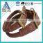 Comfortable padded dog collar adjustable pet collar nylon or leather collar & lead