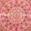 RT-601 Round and Round design Beautiful pattern proper hand work designer bedspread/mandala bed cover