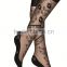 1682 30D hot sale sexy fashion jacquard silk stocking/knee high