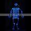 Skeleton Halloween Costume, DMX LED Tron Costume