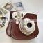 Hot Selling Coffee PU Leather Case Bag For Fujifilm Instax Mini 25