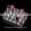 15 holes lipstick display acrylic nail polish display