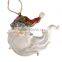 Lovely resin santa claus christmas tree hanging ornament