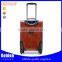 2015 hot selling PU travel luggage spinner trolley luggage bag with removable wheels