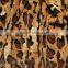 snow leopard design plush fabric