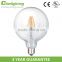 Indoor Led Lighting Bulbs G95 With CE RoHS UL Certificated 5W Lighting Filament Bulbs