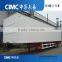 CIMC Cargo Box Trailer , Van Lorry semi trailer