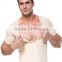 Mens Body Shaper Short Sleeve mesh Undershirt ,Bodysuits for Adult zipper Compression t shirt 389