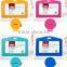 Fancy color high quality colorful leather id card holder