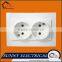 best selling germany pc europe style socket milk white