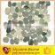 multi color natural flat pebble floor and bathroom wall tile