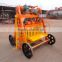 QMJ4-45 egg laying mobile block making machine electric power hollow brick machine hand operated