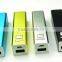 metallic square power bank from 2200mah-2600mah