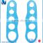 Silicone Gel Foot Fingers Two Holes Toes Separator Thumb Valgus Protector Bunion Adjuster Hallux Valgus Guard Feet Care