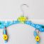 Colorful clothes hanger for baby and Kids&Children pants/cartoon wooden hanger