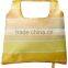 Top selling 210D polyester with sublimation printing folding shopping bags for sale