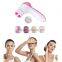 NEW 5-1 Multifunction Electric Face Facial Cleansing Brush Spa Skin massage EVM