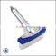 Spa bathtub pool scrub brush with EZ clip Aluminum handle