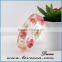 resin bangle with dry flowers,acrylic bangle with multi colour dry flowers