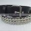 2016 New Model Lady's Fashion High Quality pu Belt With Rivet